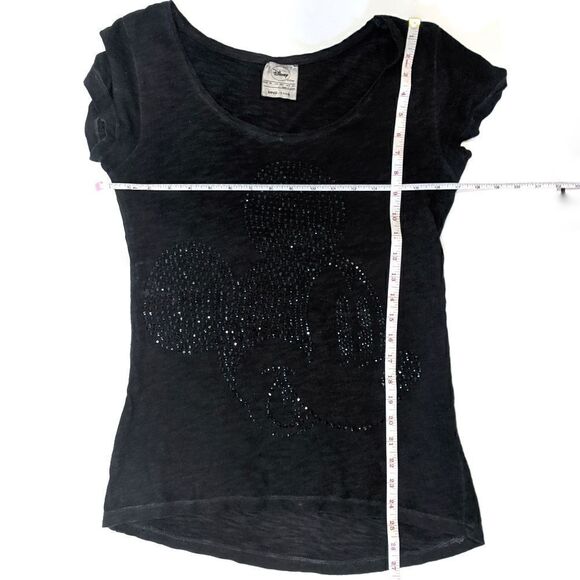 Disney MNG Jeans Mickey Mouse Embellished Tee XXS - Picture 7 of 7